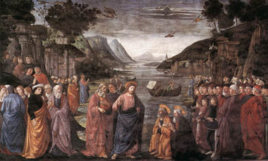 El llamado a los primeros Apóstoles - Domenico Ghirlandaio